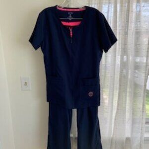 Koi Lite navy blue scrubs